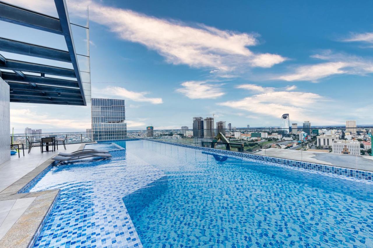 Luxcity Hotel & Apartment Phnom Pen Exterior foto