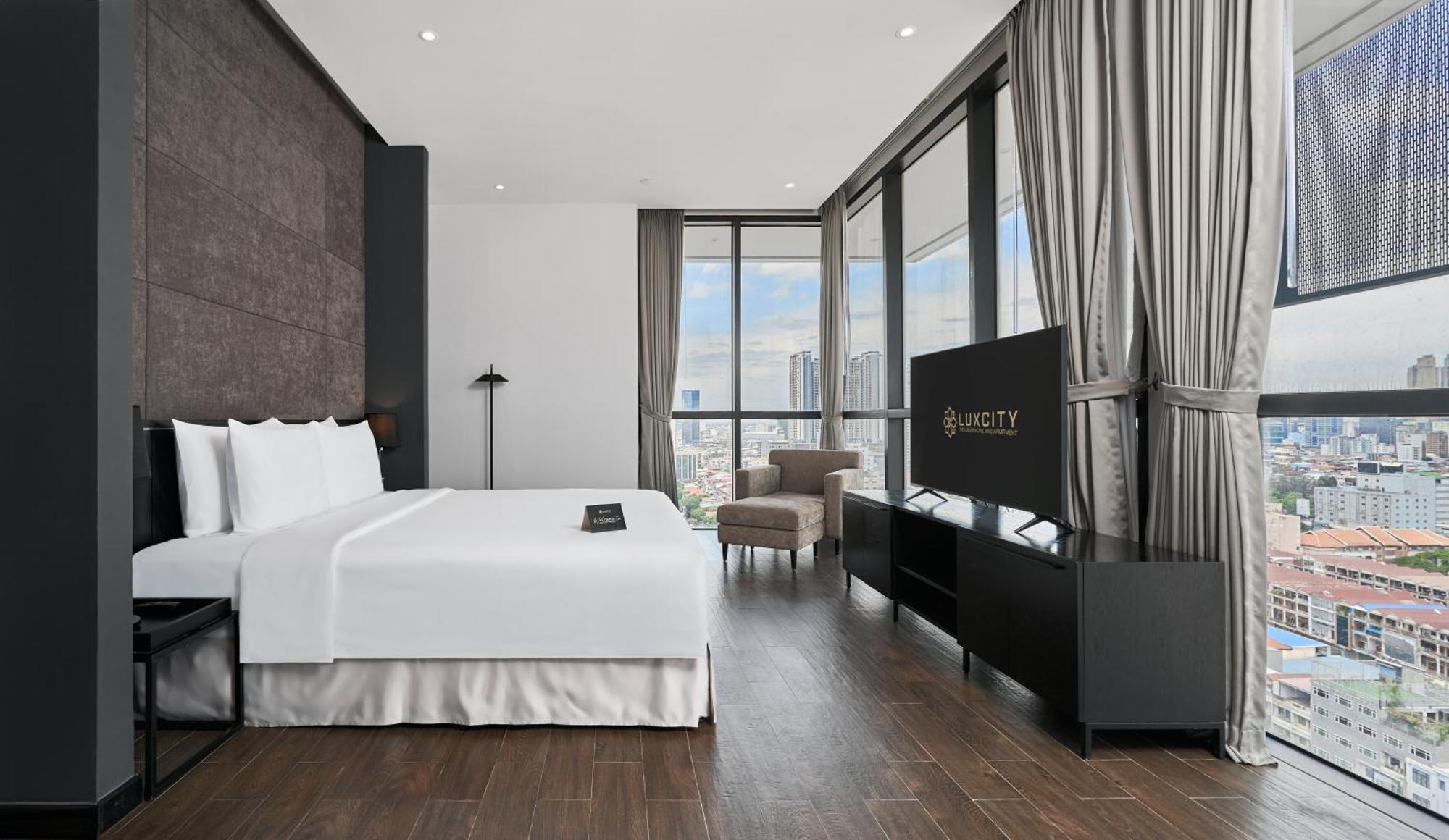 Luxcity Hotel & Apartment Phnom Pen Exterior foto